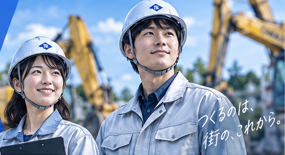 つくるのは、街の、これから。現場に立つ若手社員
